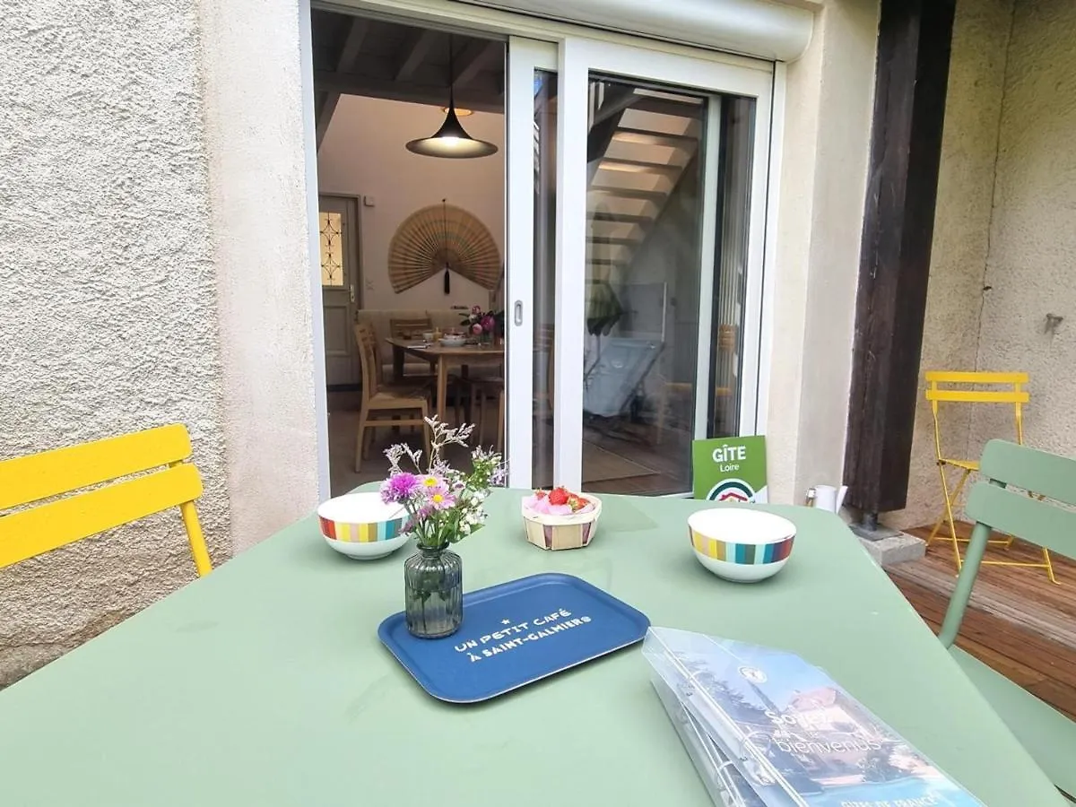 Maison Cosy Avec Terrasse, Jardin Fleuri, Et Tout Confort A Saint-Galmier - Fr-1-496-292